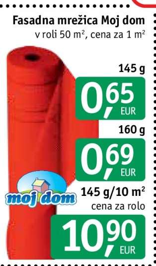 Fasadna mrežica Moj dom