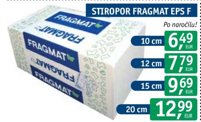 STIROPOR FRAGMAT EPS F
