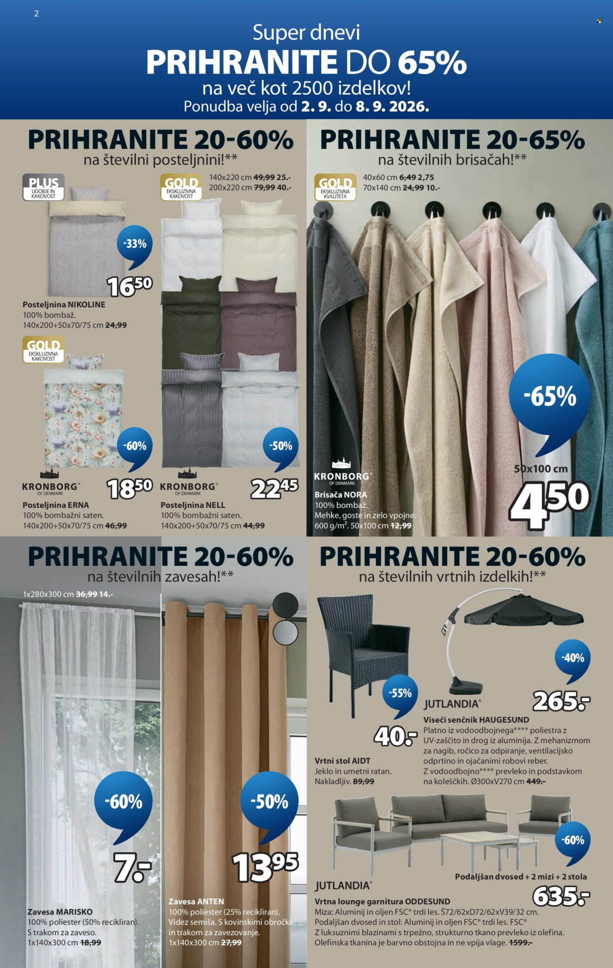 JYSK katalog - 02.09.2026 - 13.10.2026. Stran 3