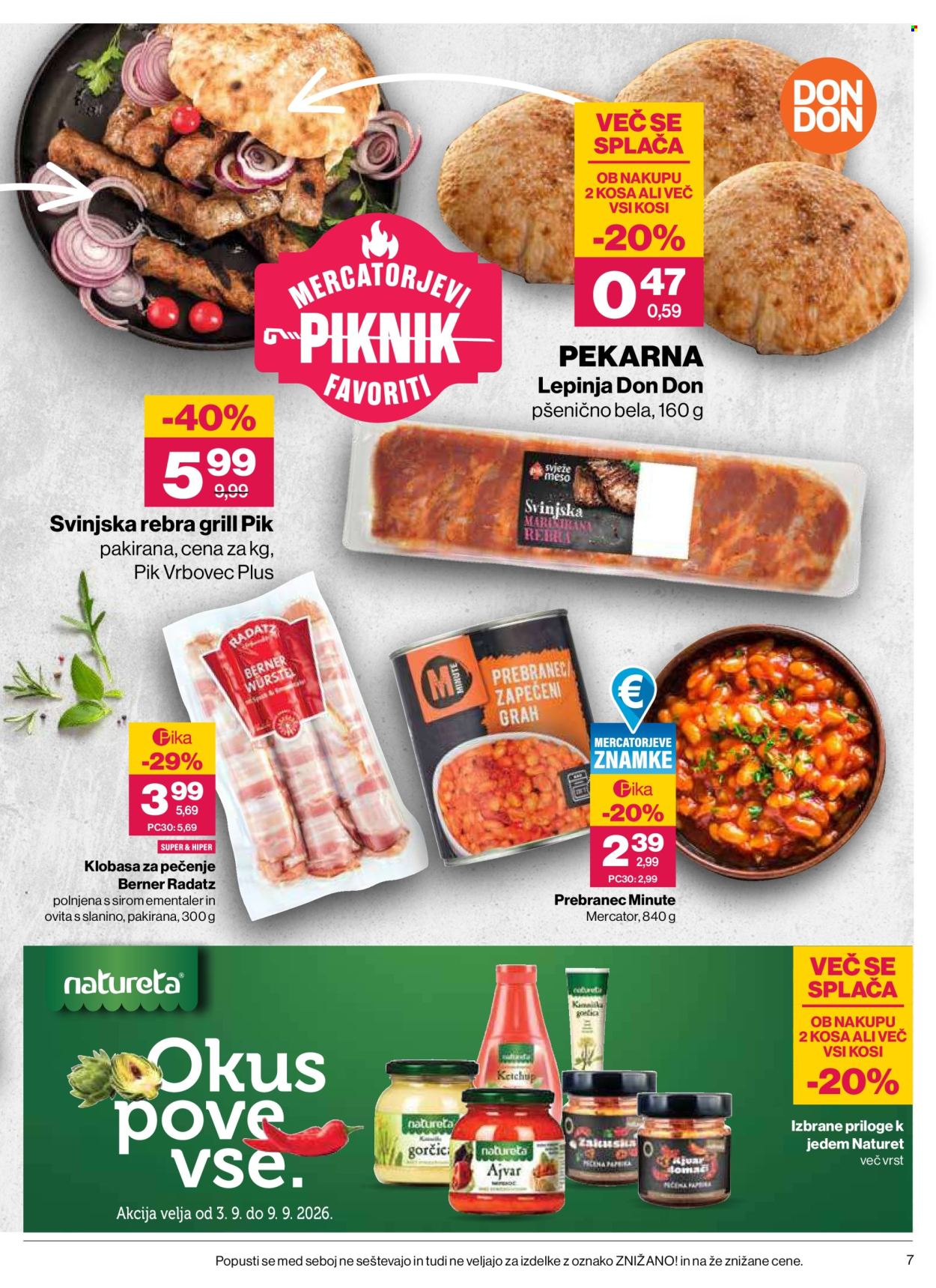 Mercator katalog - 03.09.2026 - 09.09.2026. Stran 7