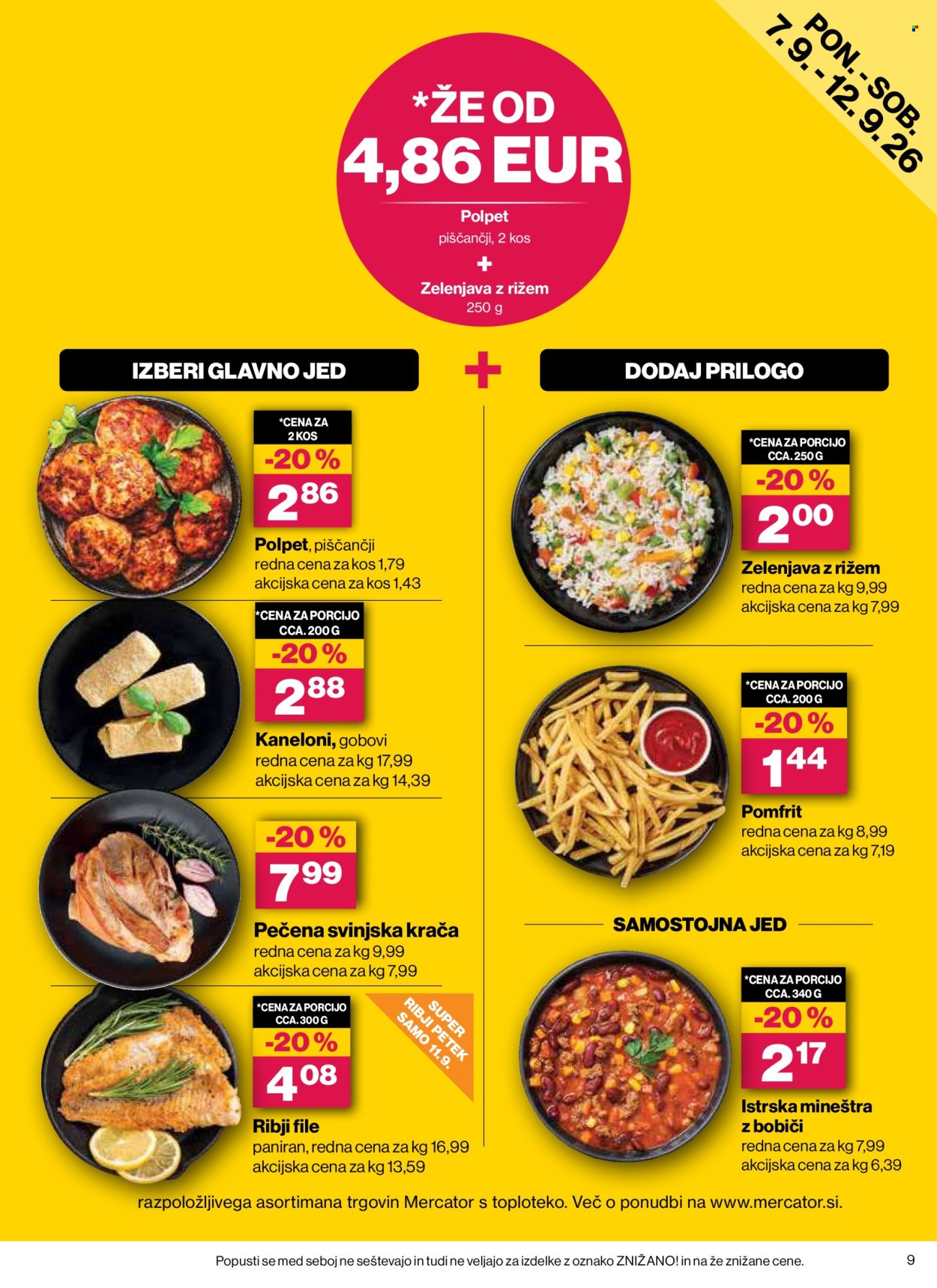 Mercator katalog - 03.09.2026 - 09.09.2026. Stran 9