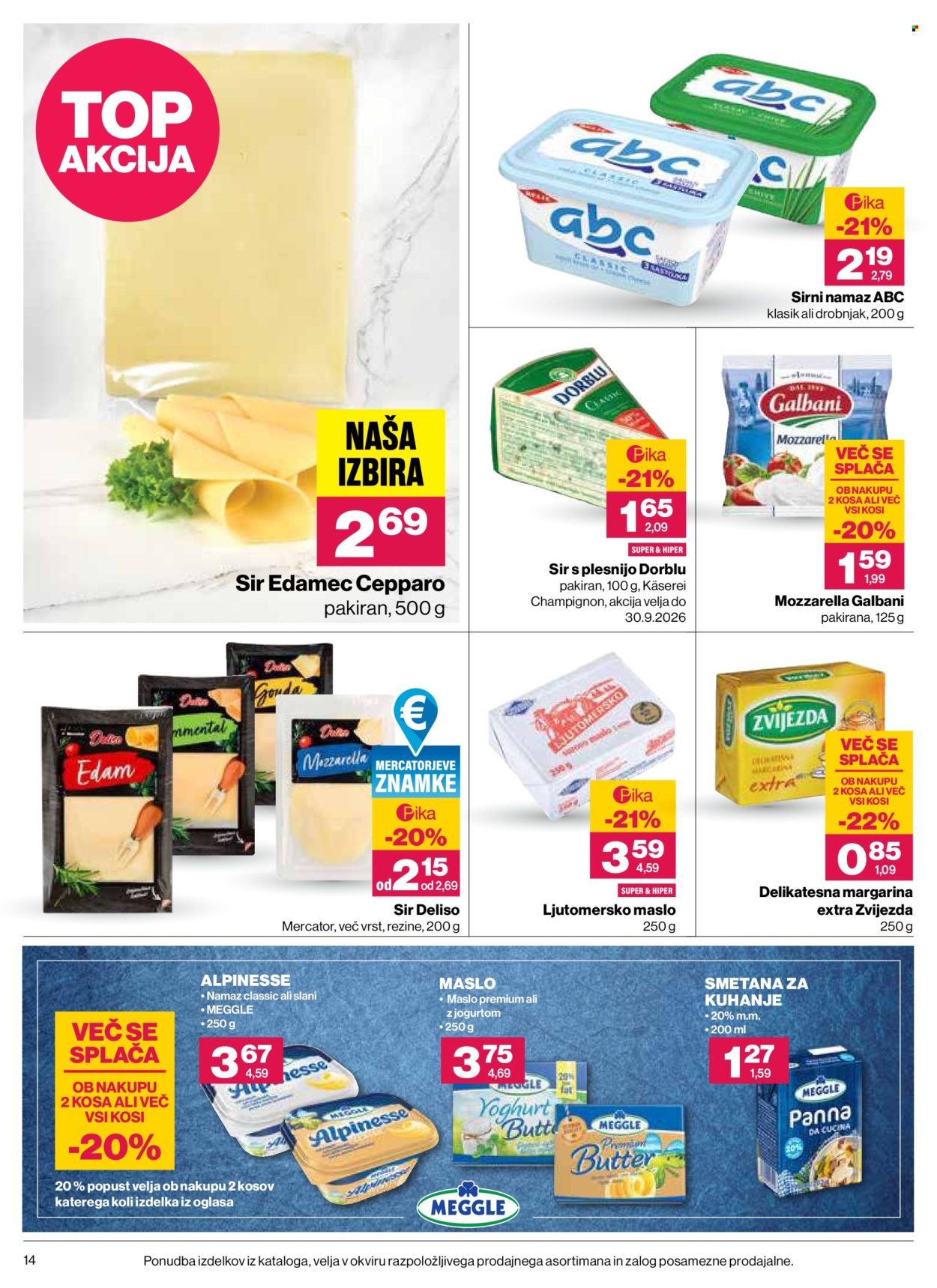 Mercator katalog - 03.09.2026 - 09.09.2026. Stran 14