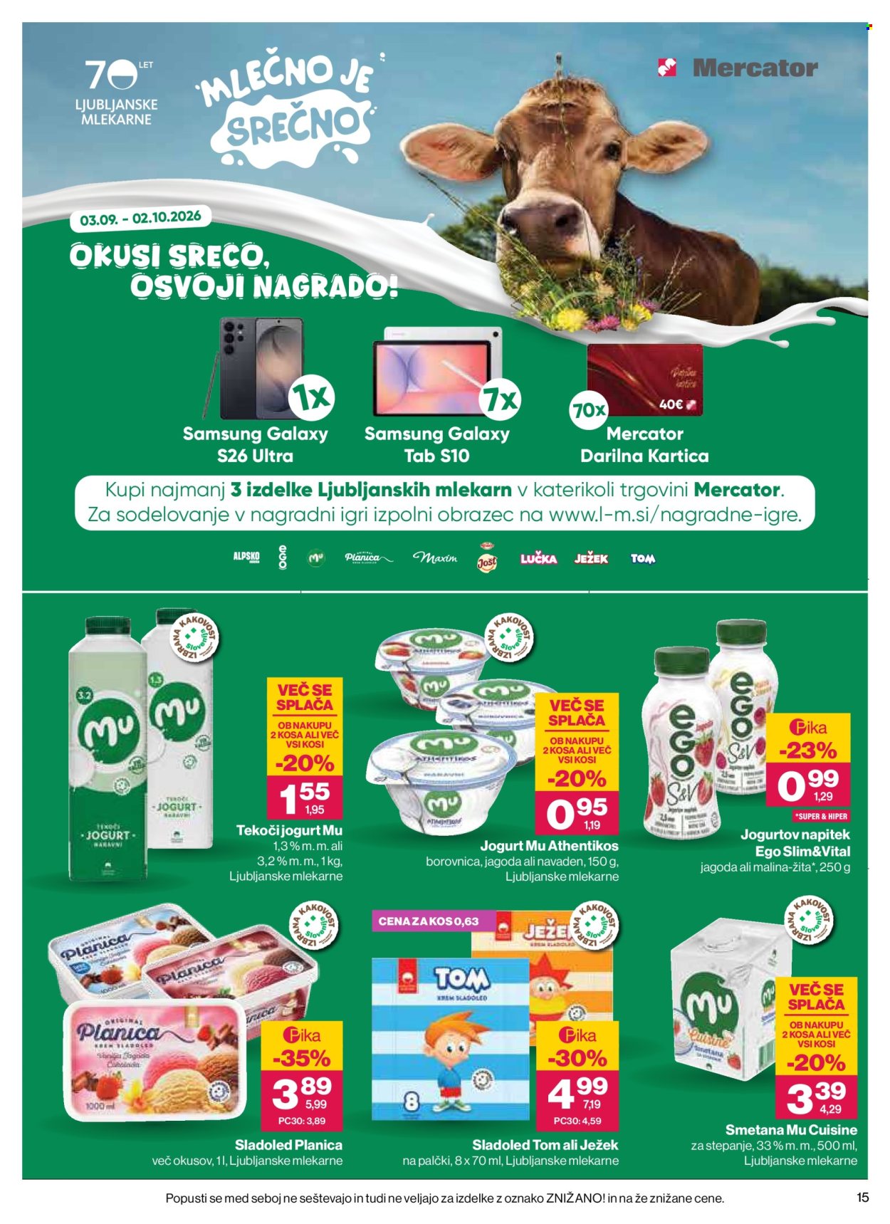 Mercator katalog - 03.09.2026 - 09.09.2026. Stran 15