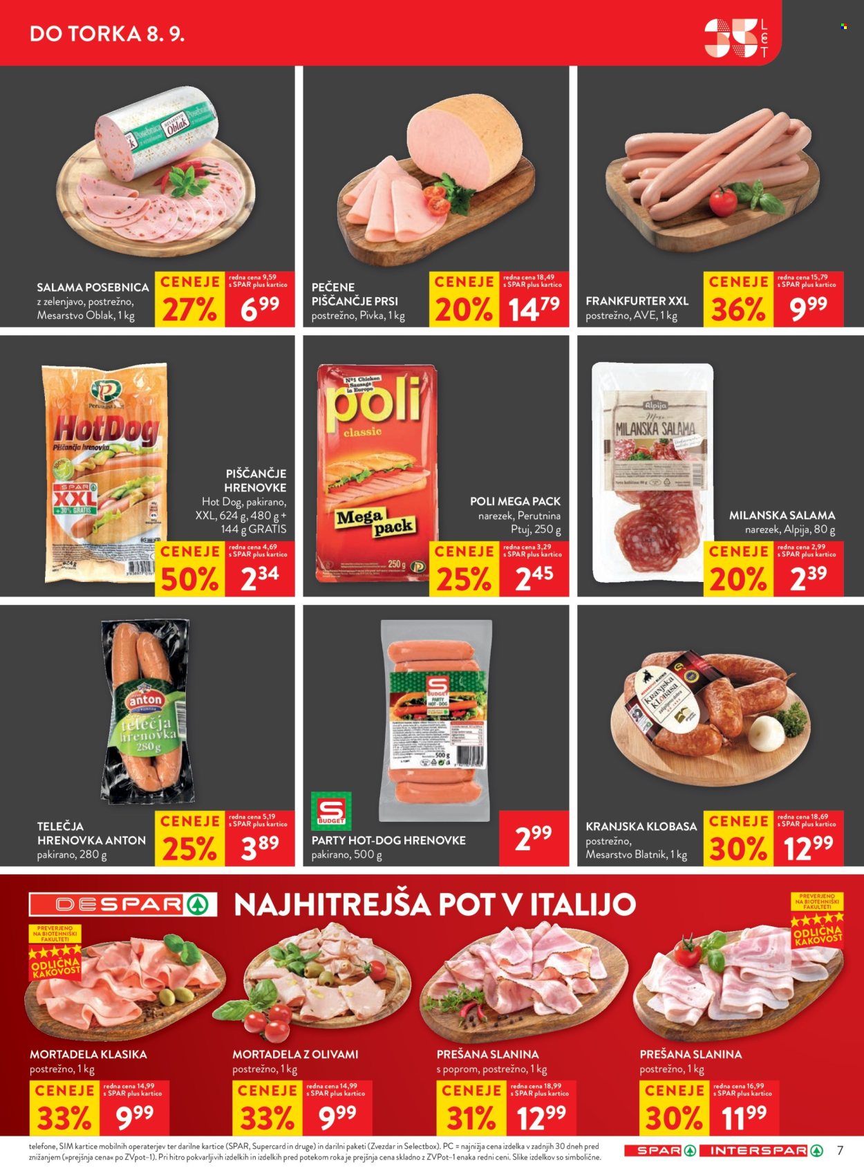 SPAR katalog - 02.09.2026 - 08.09.2026. Stran 9