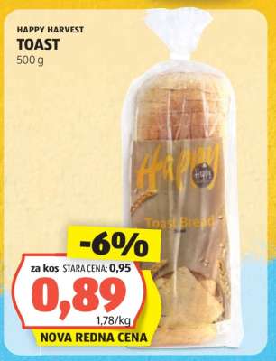 HAPPY HARVEST TOAST