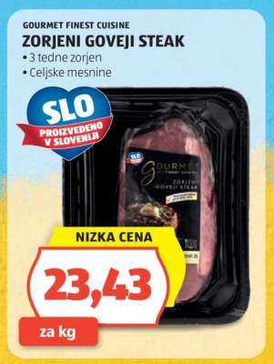 Zorjeni Goveji Steak
