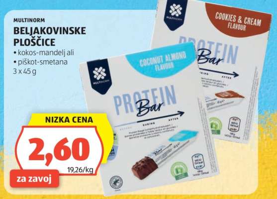 MULTINORM BELJAKOVINSKE PLOŠČICE