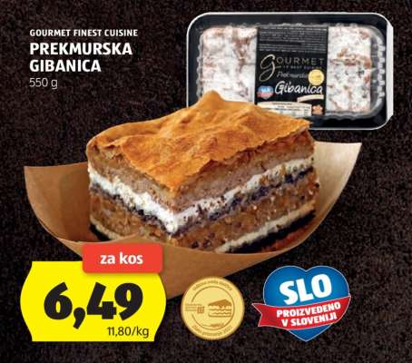 GOURMET FINEST CUISINE PREKMURSKA GIBANICA