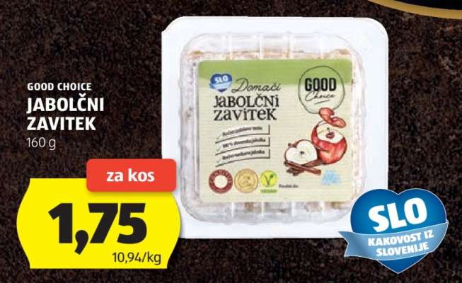 GOOD CHOICE JABOLČNI ZAVITEK