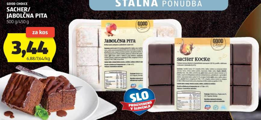 Godo Choice Sacher/Jabolčna Pita