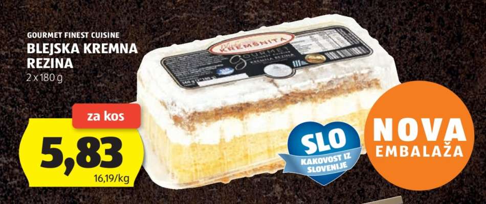 Gourmet Finest Cuisine Blejska Kremna Rezina