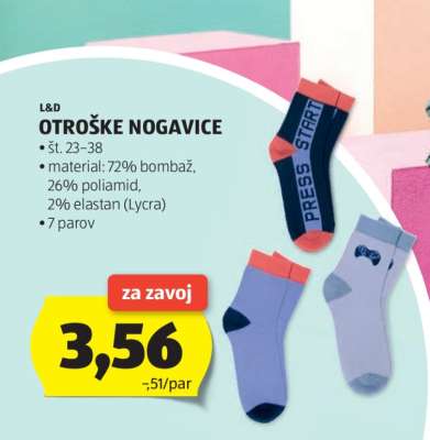 L&D Otroške Nogavice
