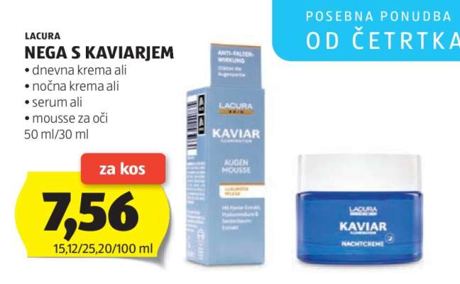 LACURA NEGA S KAVIARJEM