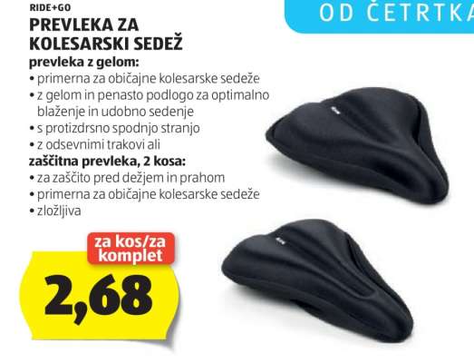 PREVLEKA ZA KOLESARSKI SEDEŽ