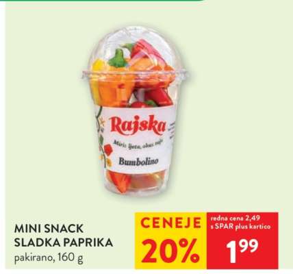 MINI SNACK SLADKA PAPRIKA