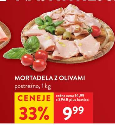 MORTADELA Z OLIVAMI