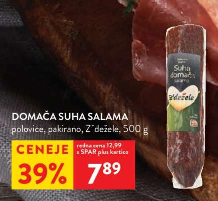 Domača suha salama