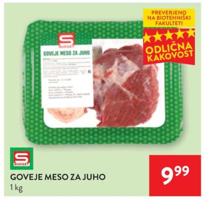 Goveje meso za juho