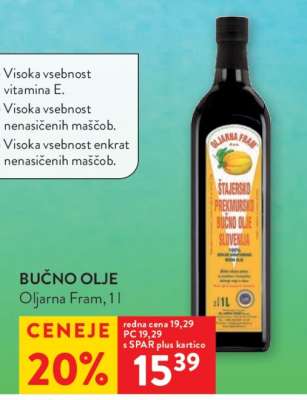 BUČNO OLJE