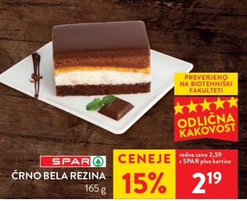 Črno bela rezina