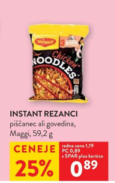 INSTANT REZANCI