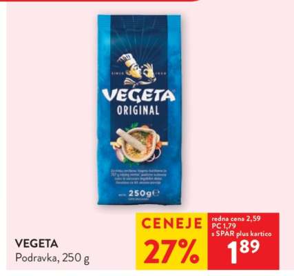 Vegeta Podravka, 250 g