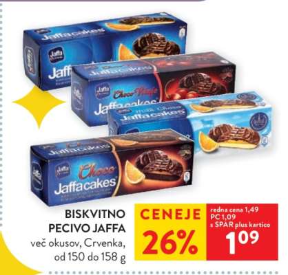 Biskvitno pecivo Jaffa
