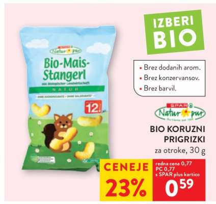 BIO KORUZNI PRIGRIZKI