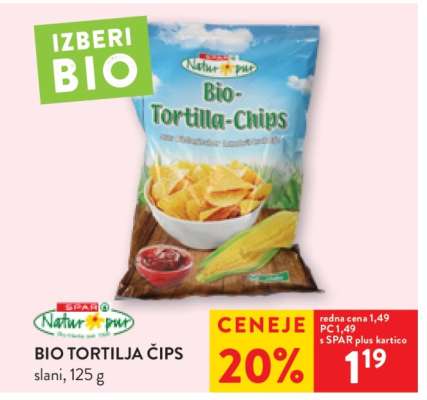 BIO TORTILJA ČIPS