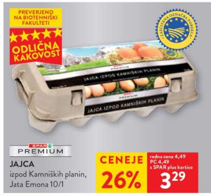 Jajca izpod Kamniških planin, Jata Emona, 10/1