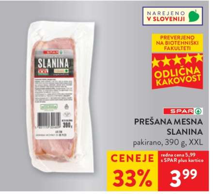 PREŠANA MESNA SLANINA