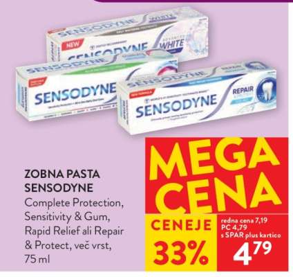 ZOBNA PASTA SENSODYNE