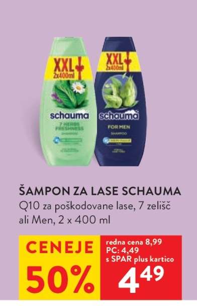 ŠAMPON ZA LASE SCHAUMA