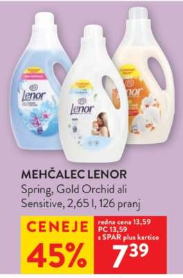 MEHČALEC LENOR