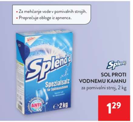 Splendid Sol proti vodnemu kamnu