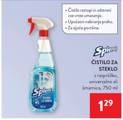 Čistilo za steklo Splend