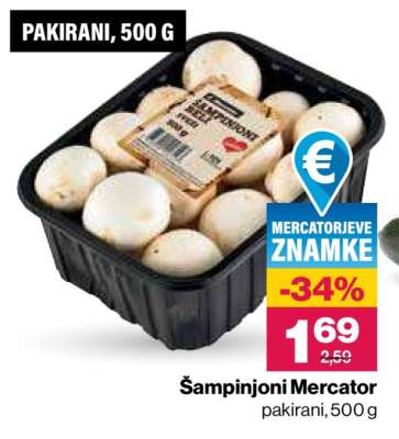 Šampinjoni Mercator