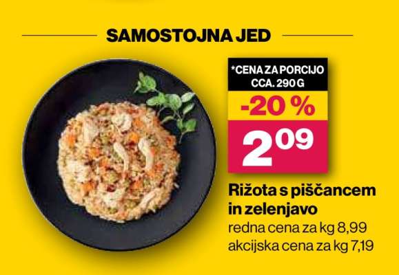 Rižota s piščancem in zelenjavo