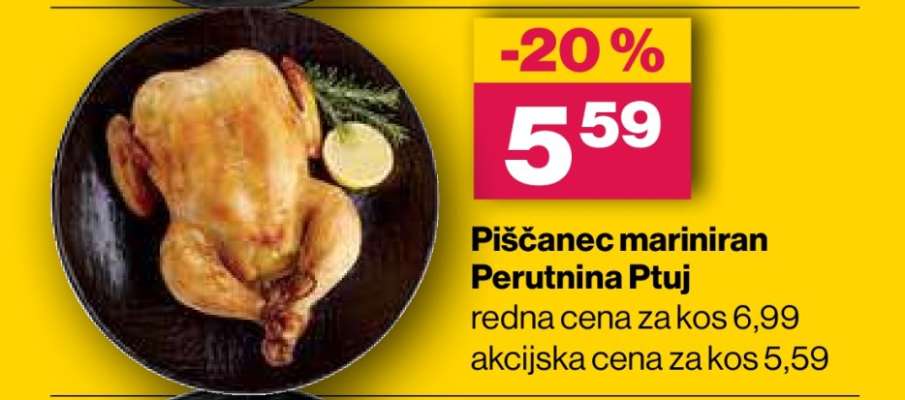 Piščanec mariniran Perutnina Ptuj