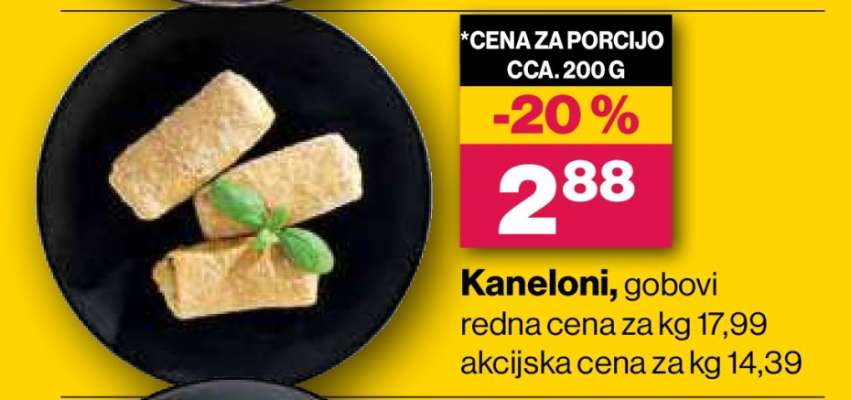 Kaneloni, gobovi