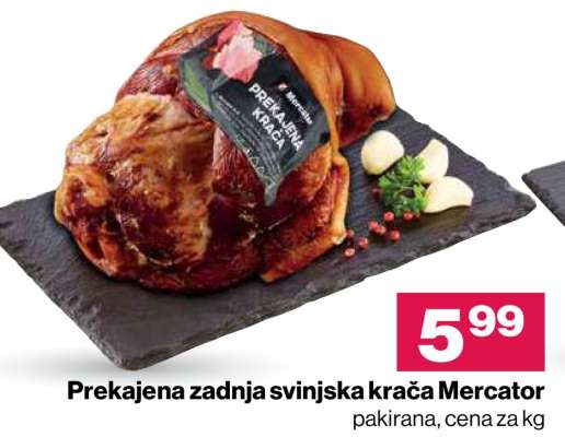 Prekajena zadnja svinjska krača Mercator