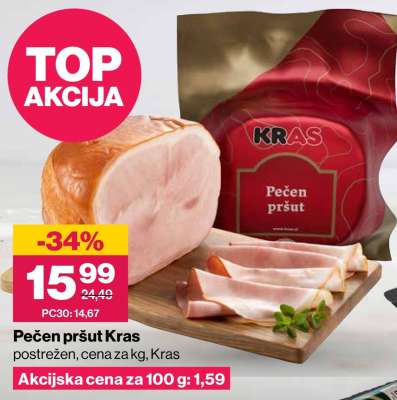 Pečen pršut Kras