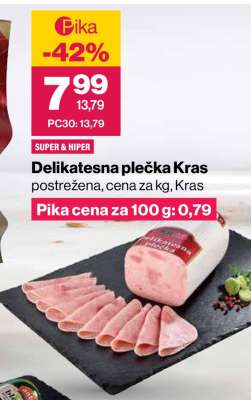 DELIKATESNA PLEČKA KRAS