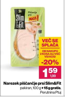 Narezek piščančje prsi Slim & Fit
