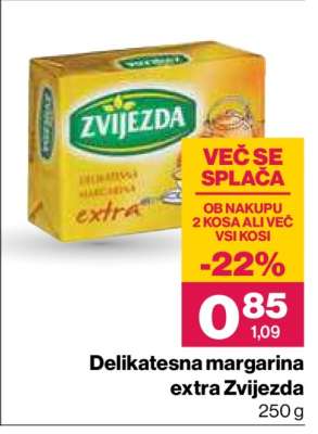 DELIKATESNA MARGARINA EXTRA ZVIJEZDA