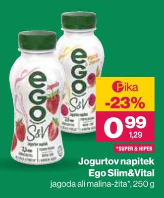 JOGURTOV NAPITEK EGO SLIM & VITAL