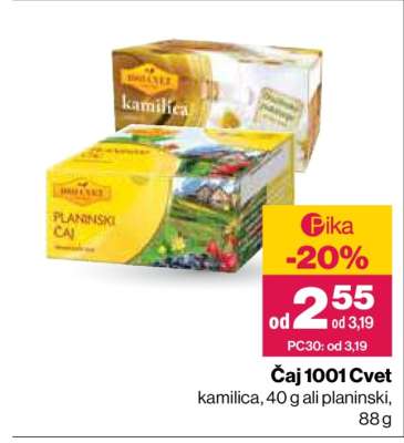 Čaj 1001 Cvet