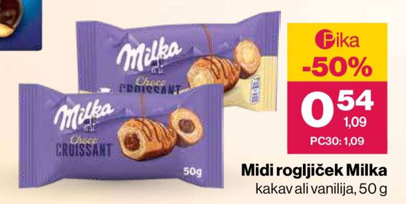 Midi rogljiček Milka
