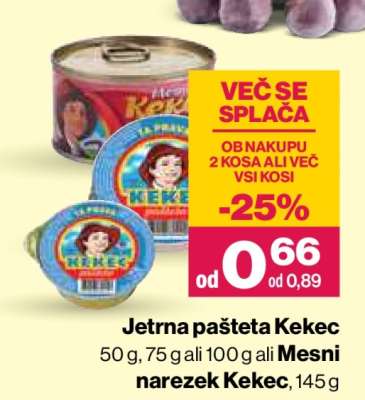 Jetrena pašteta Kekec