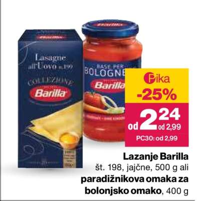 Lazanje Barilla